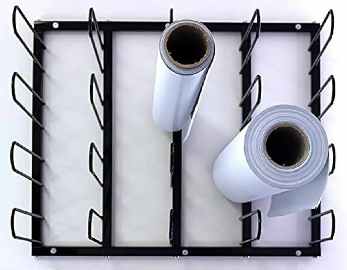 Vinyl Roll Storage Rack -20 Rolls - Image 1