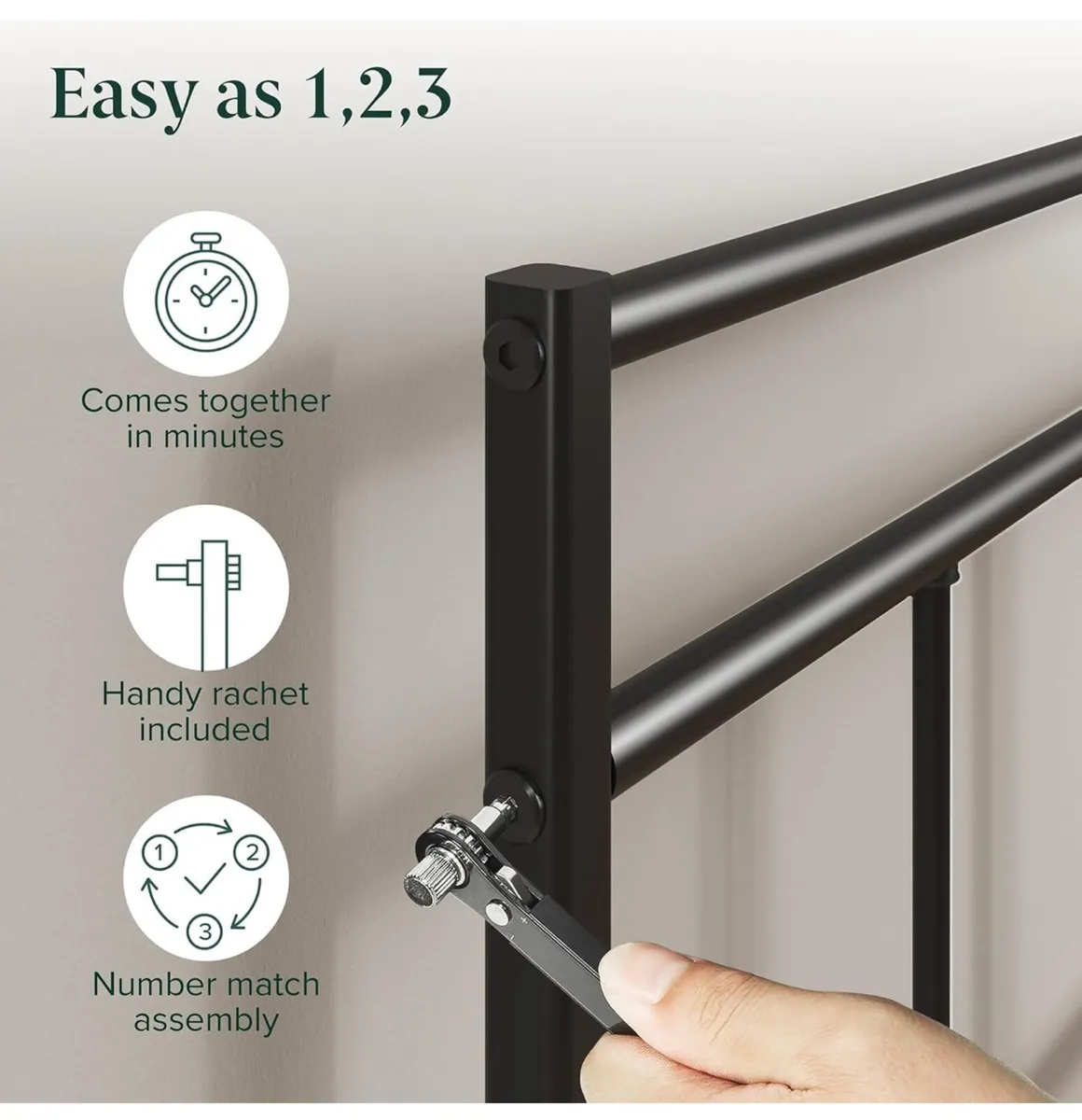 Double Bed Frame – Bed 190x135 cm - Image 3