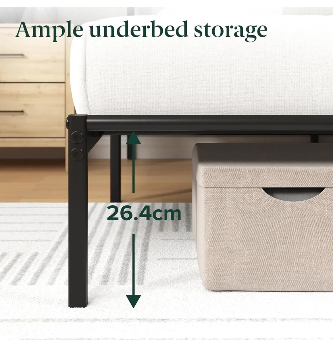 Double Bed Frame – Bed 190x135 cm - Image 4