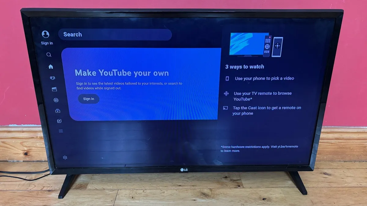 32” LG LED TV with Google Chromecast - Image 4