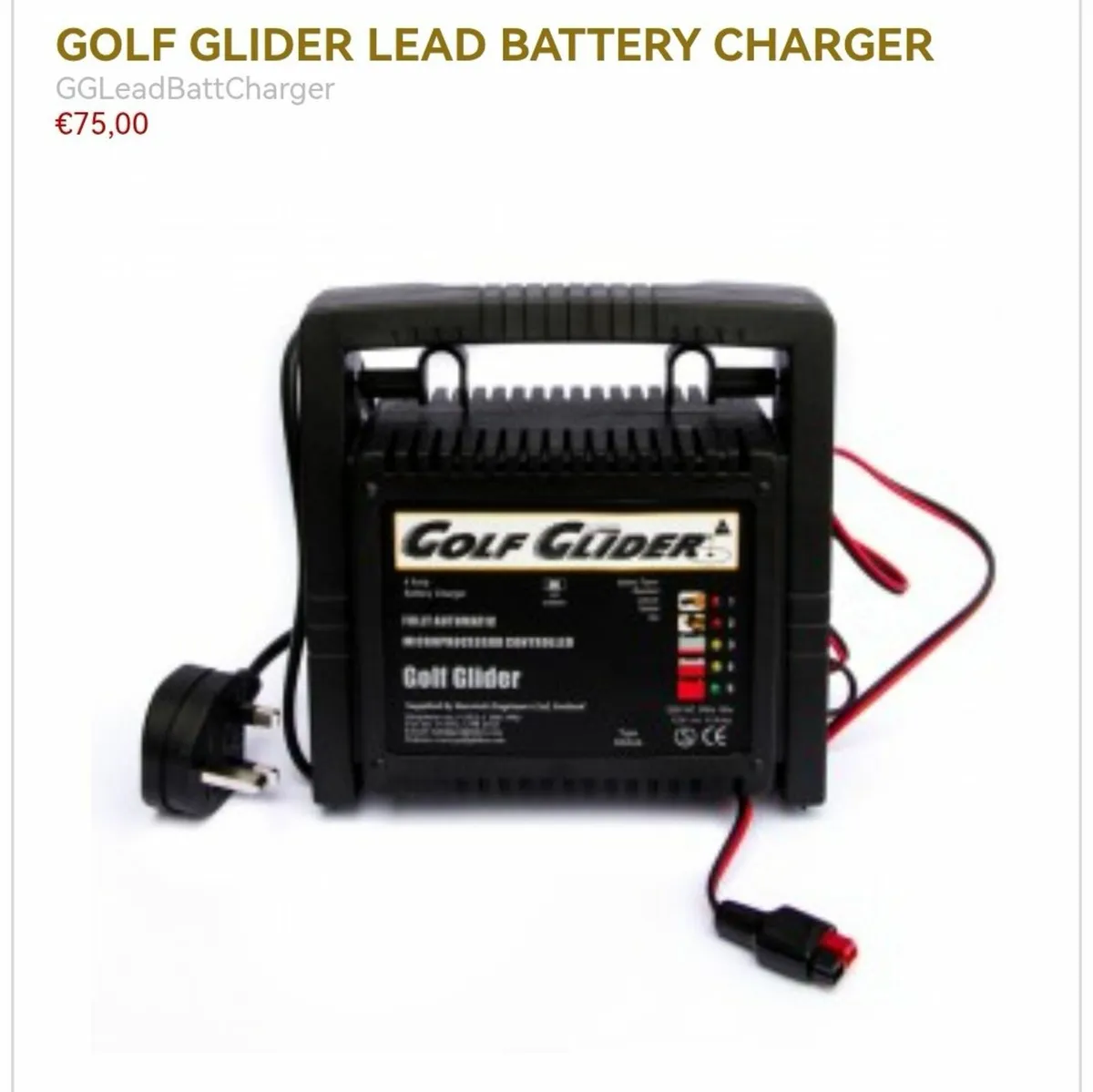 Universal Golf Glider Charger 12volt - Image 2