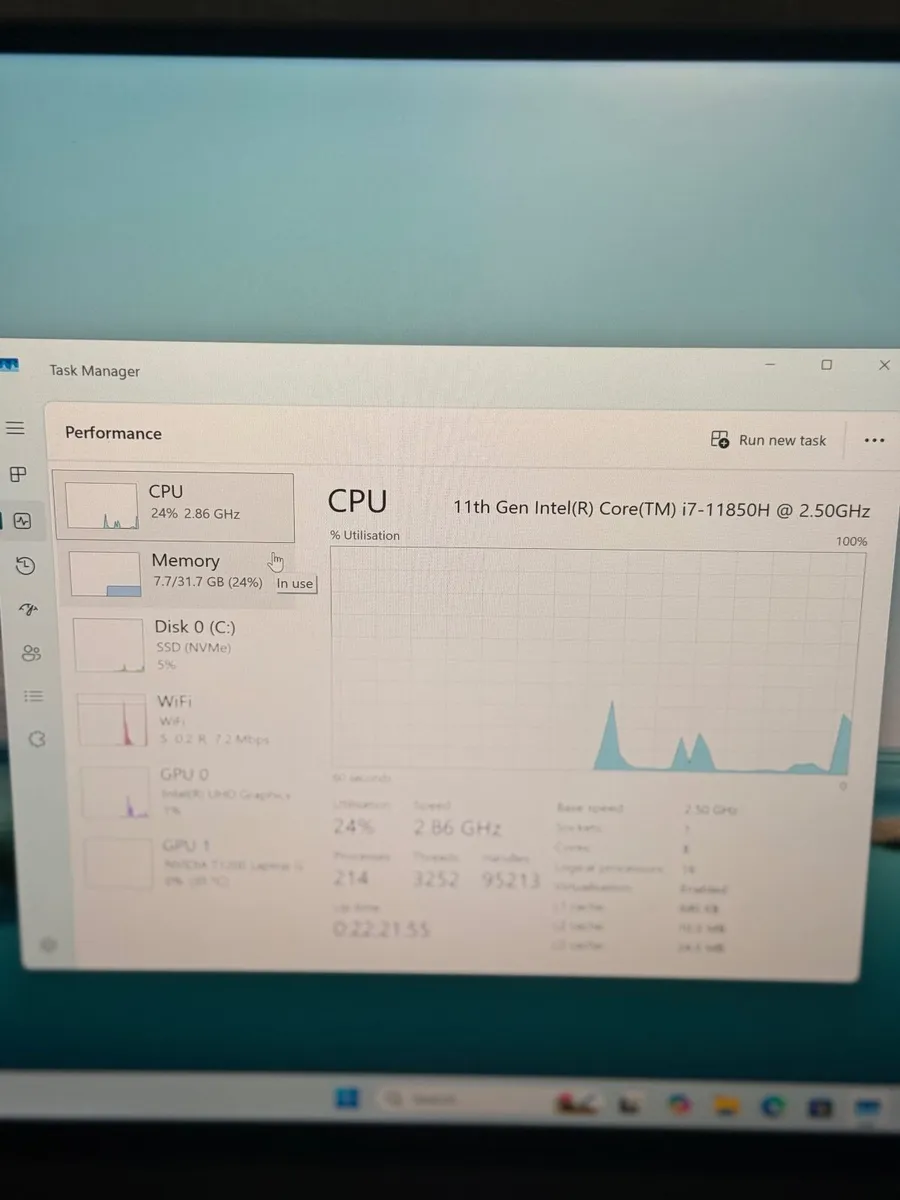 Dell Precision 5560 Laptop i7/32GB/1TBSSD/UHD/Nvid - Image 3