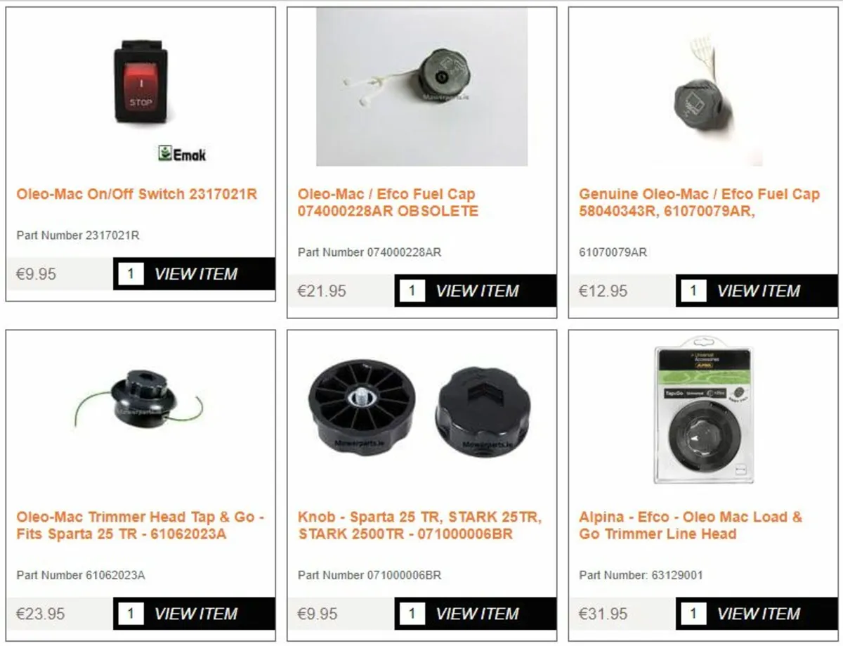 Oleo Mac Efco Spare Parts - Image 2