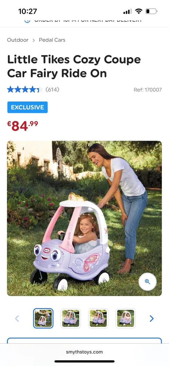 Little Tikes Princess Cozy Coupe - Image 3