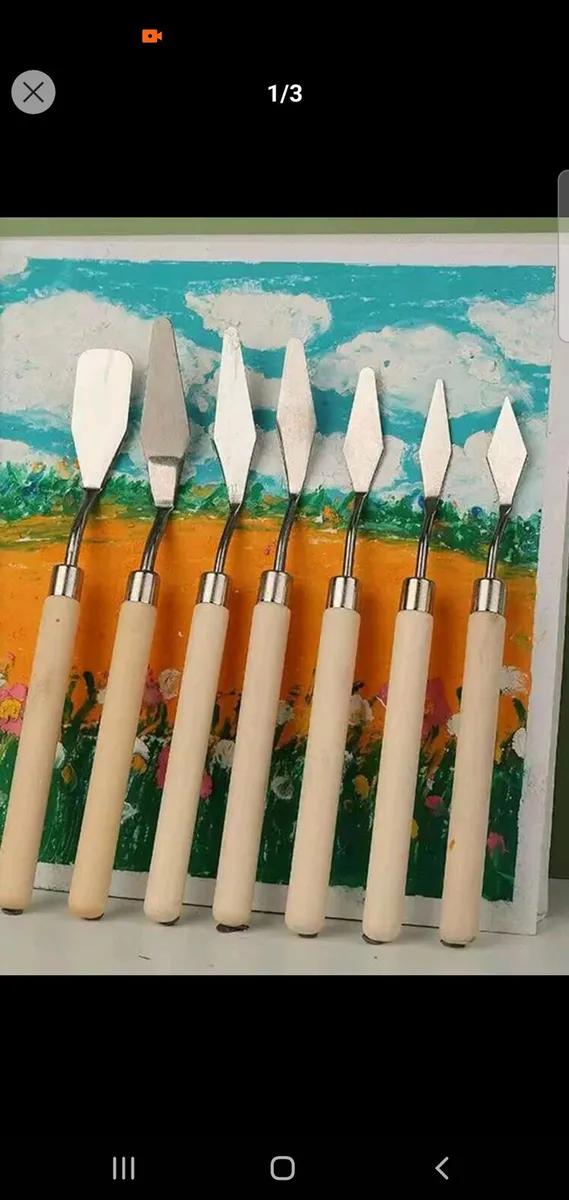 7 Palette Knives - Image 1
