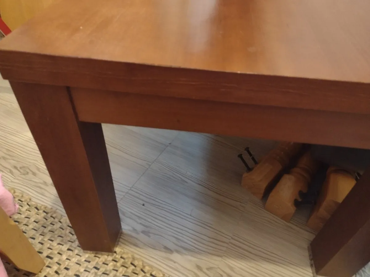 Heavy solid wood coffee table - Image 1