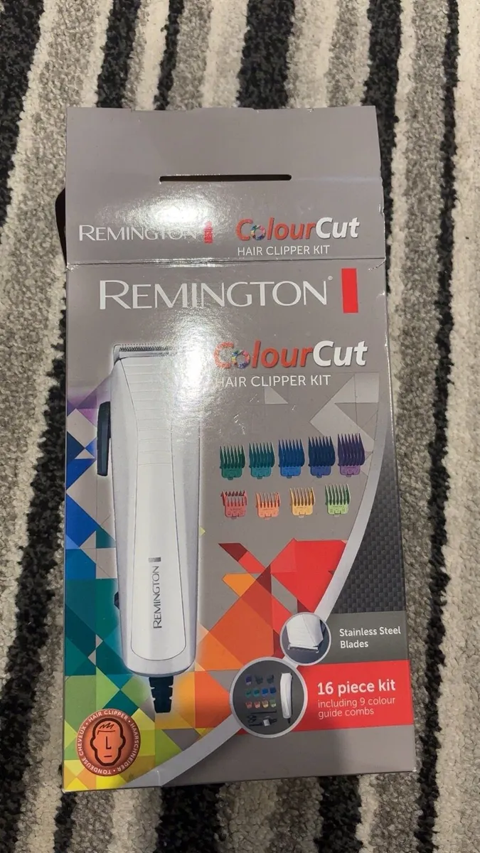 New Remington Colour Cut Hair Clipper Kit