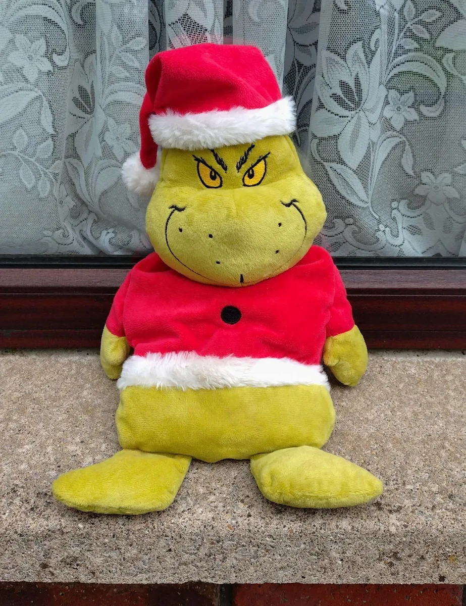 GRINCH CHRISTMAS SOFT TOY (USED). - Image 1