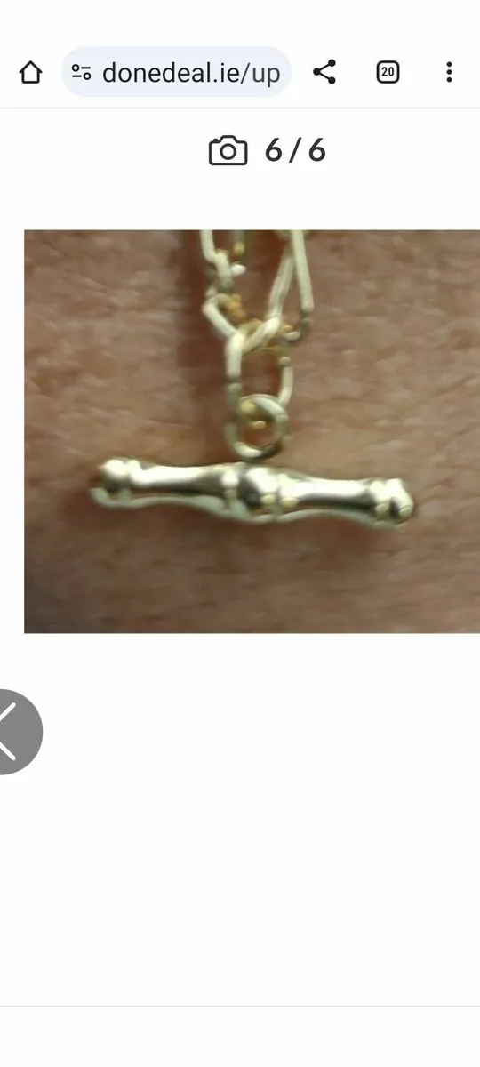 New 9ct gold 18" figura necklace - Image 2
