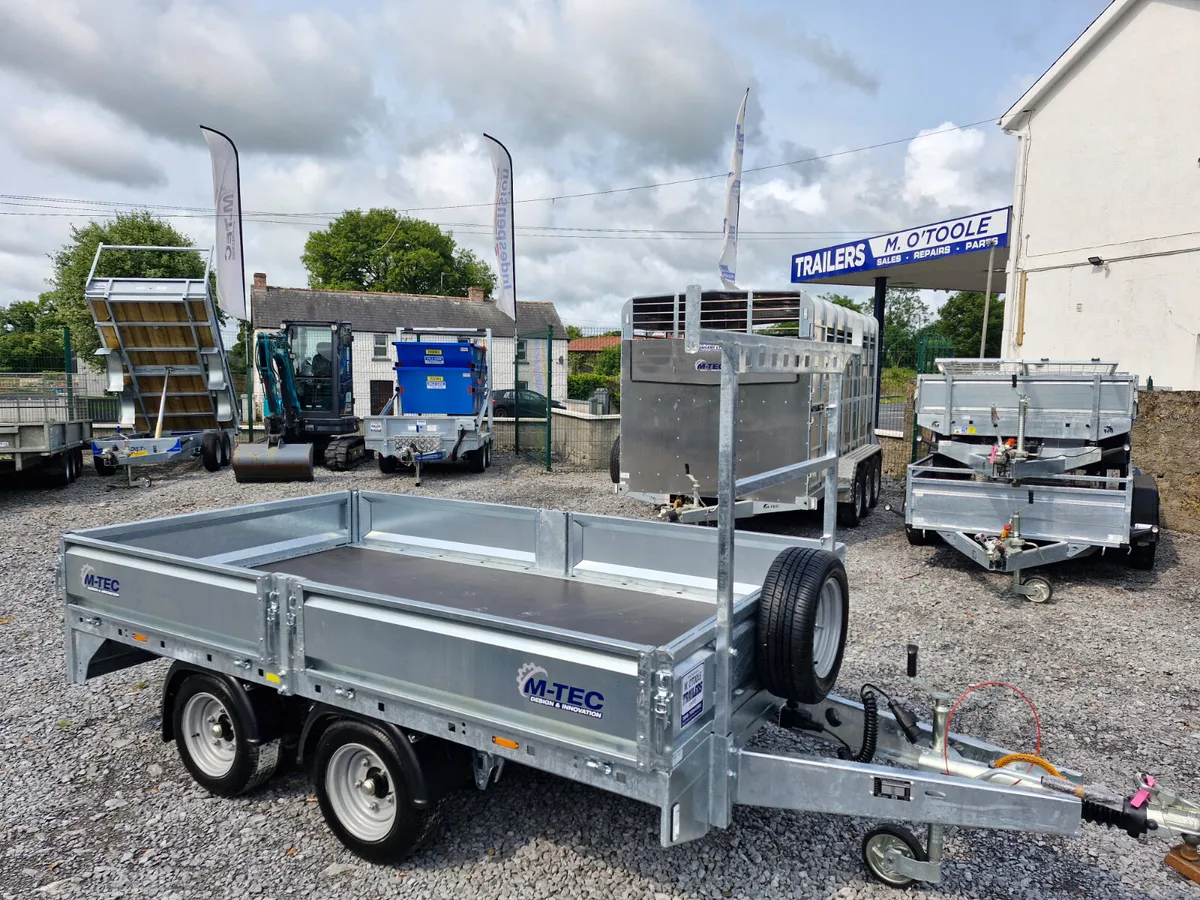 M-TEC  10' x 5'6"  DROPSIDES  TRAILER - Image 1