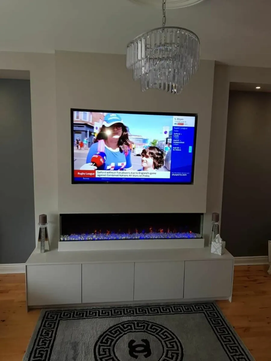 50" 3 sides Electric fireplace. FREE delivery - Image 2