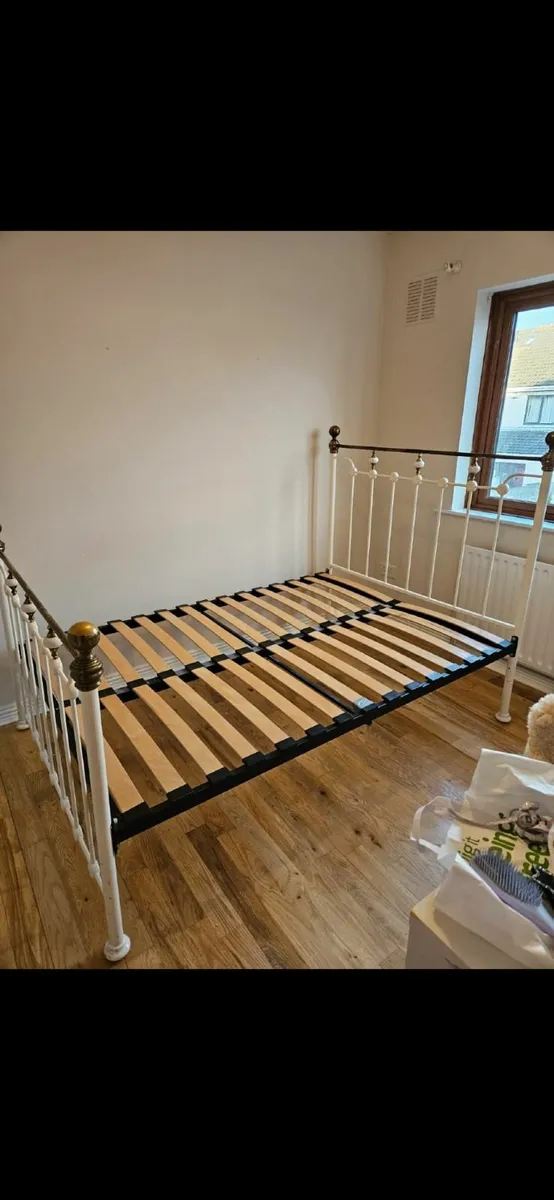 Queen Size Brass Bed Frame - Image 1