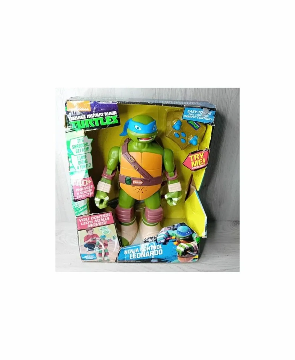 TMNT NINJA CONTROL LEONARDO 13 INCH LARGE -NEW