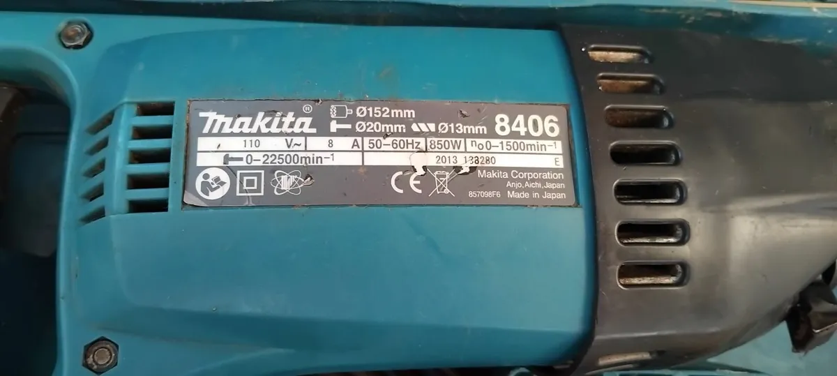 Makita 8406 Diamond Drill 110v "Serviced" - Image 4