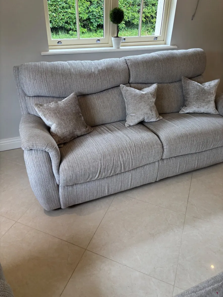Sofa  3 seater and 2 seater recliner - Image 2