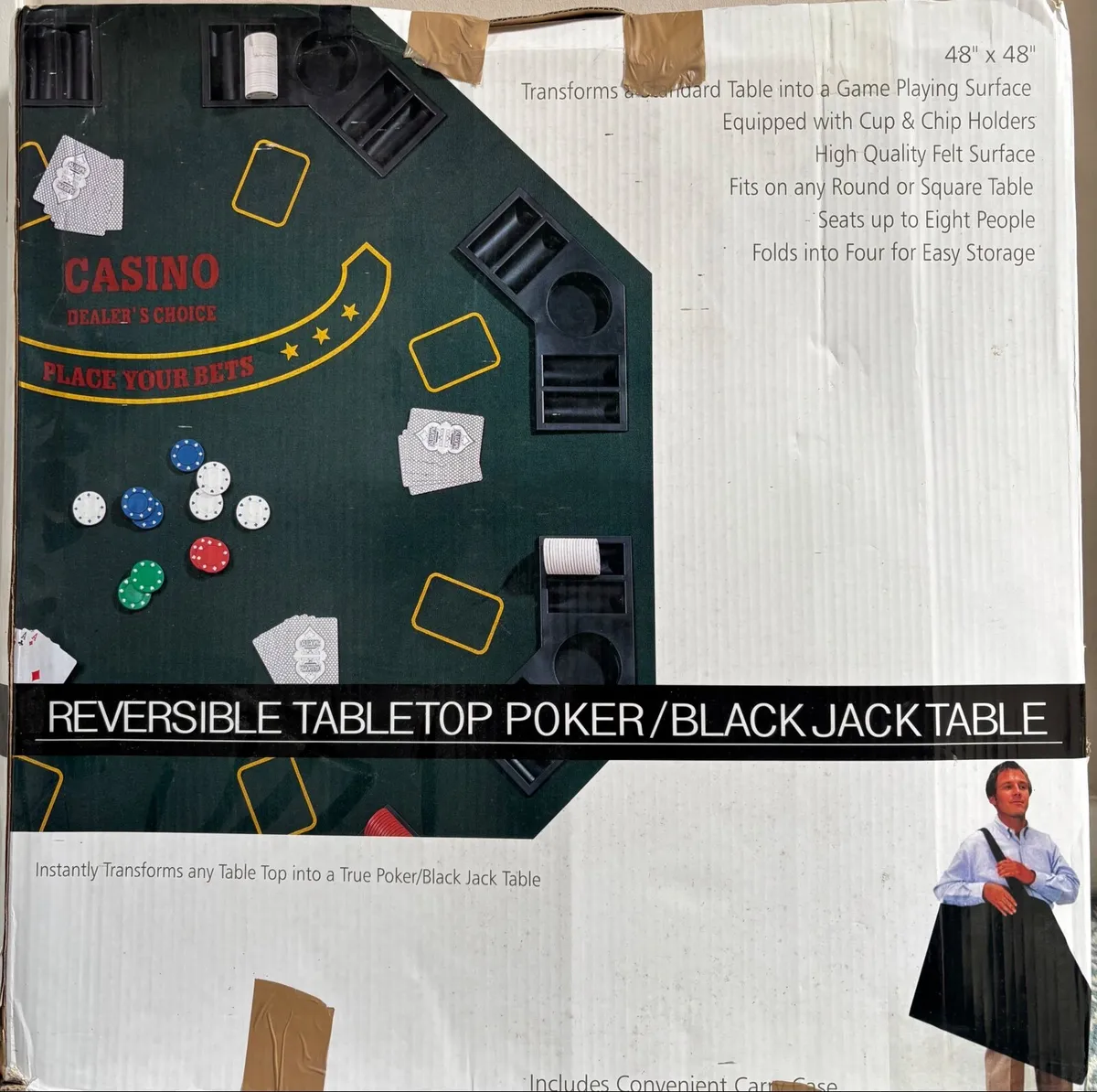 Poker and Black Jack table