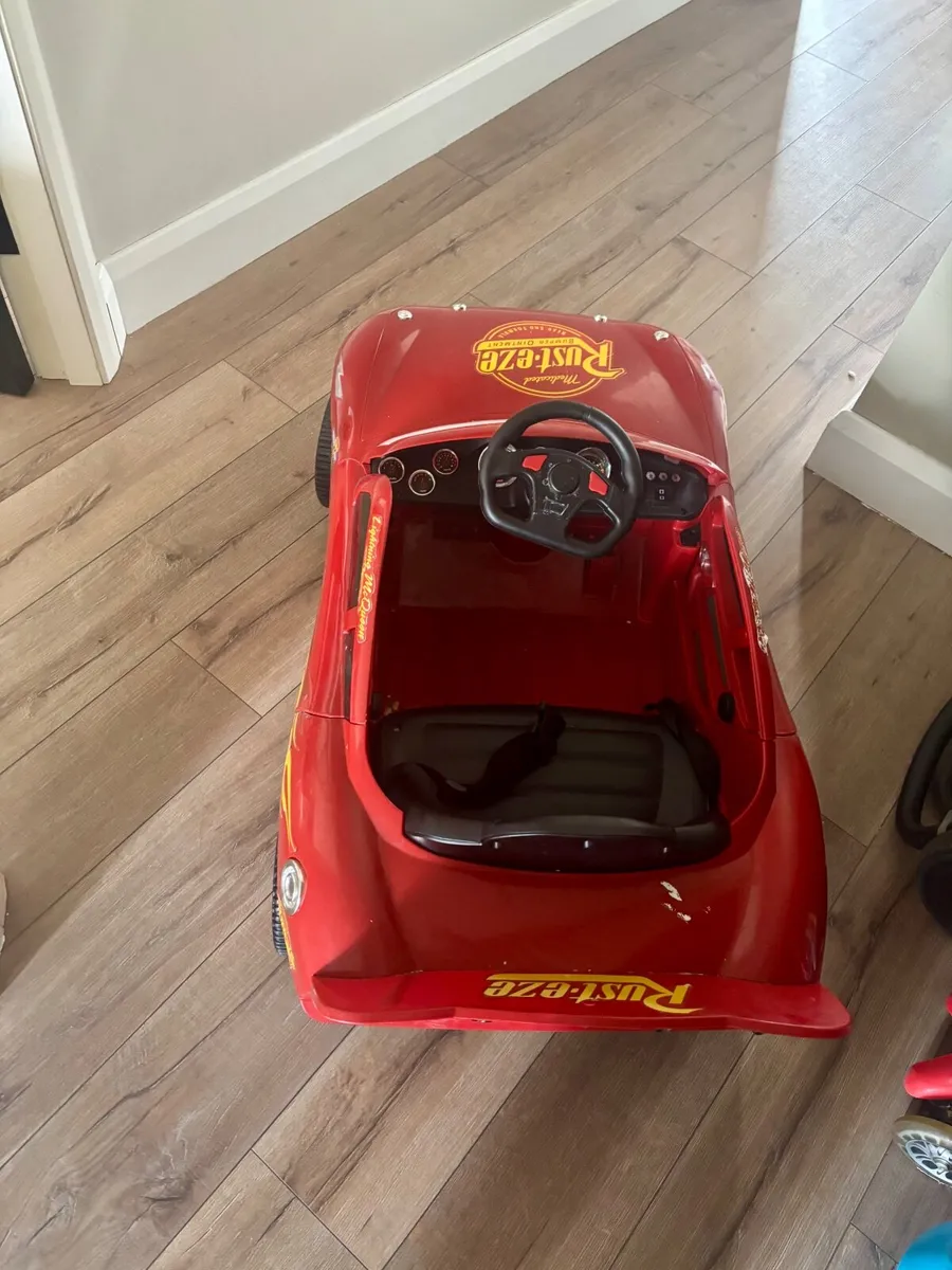 Lightning McQueen car kids to drive - Image 3