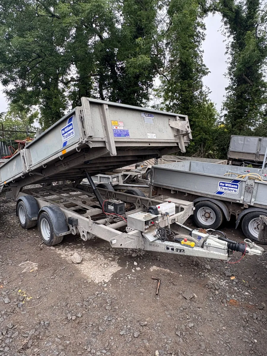 Ifor Williams 12ft tipping trailer - Image 1