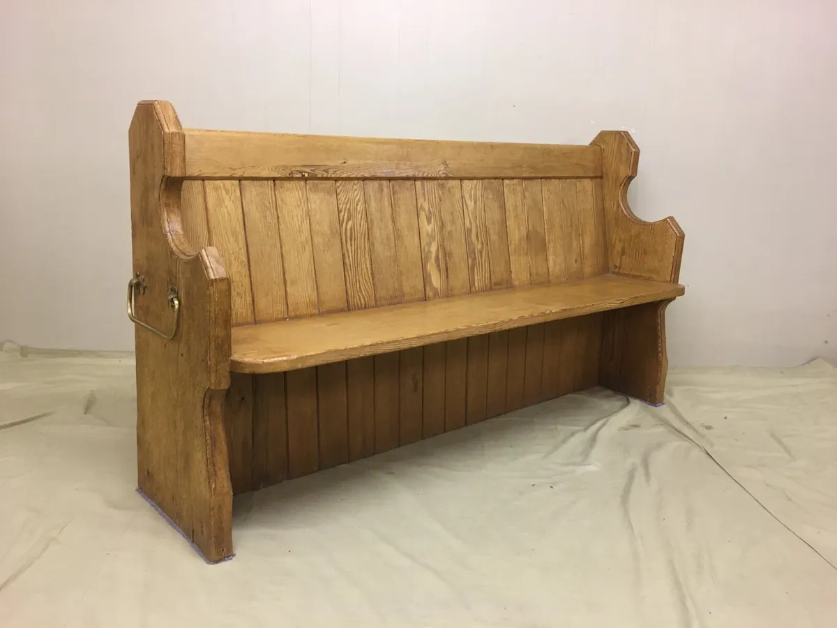 Victorian Church Pew - Image 3