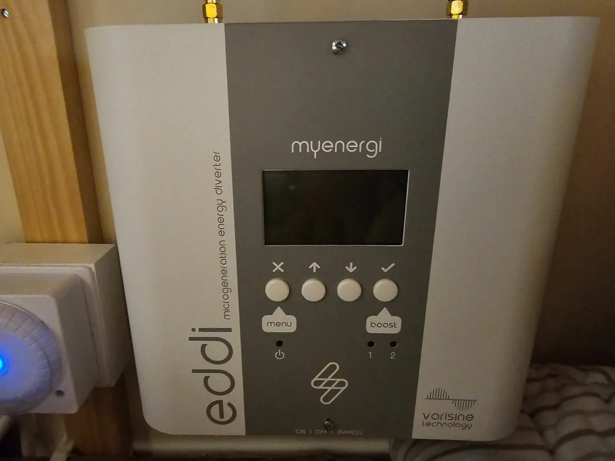 Eddi diverter solar hot water heater