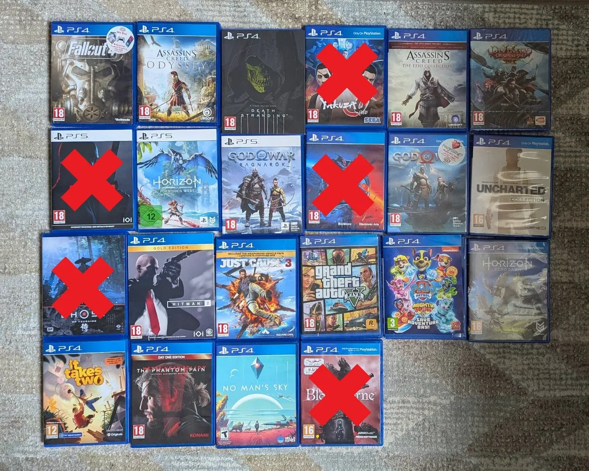 PS4 and PS5 games
