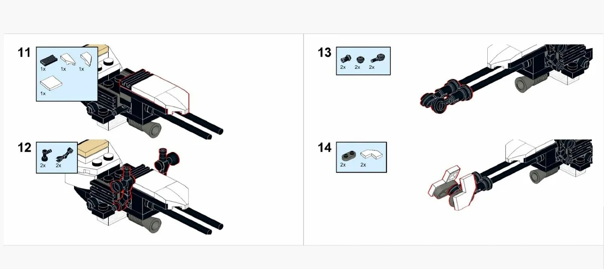 Star Wars 614-AvA Speeder Bike Lego Minifigure - Image 4