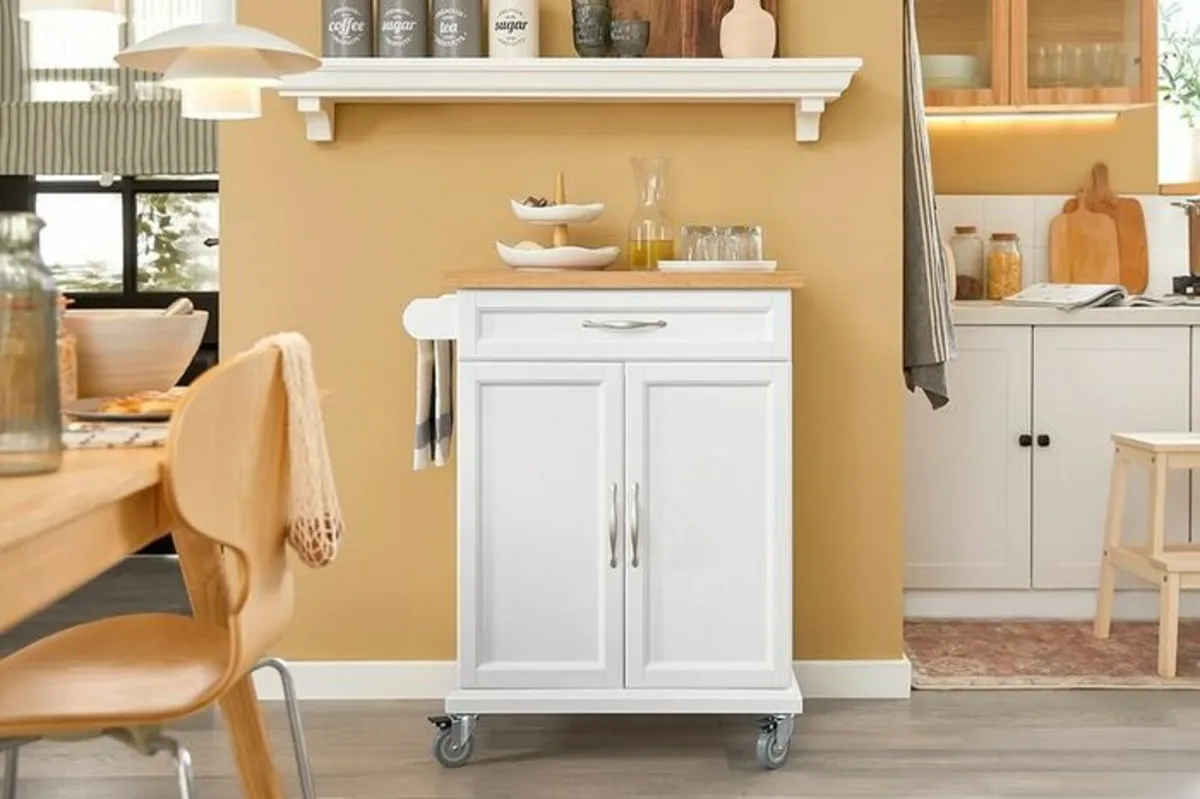 Thumbnail: Kitchen Cabinet Kitchen Storage Trolley - Image 2