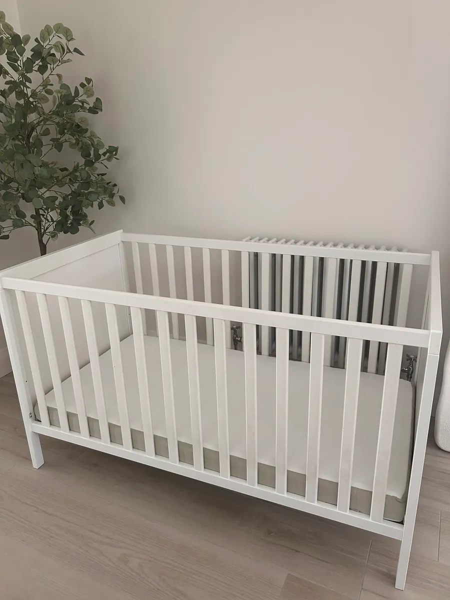 IKEA SUNDVIK Cot Bed and Mattress - Image 2