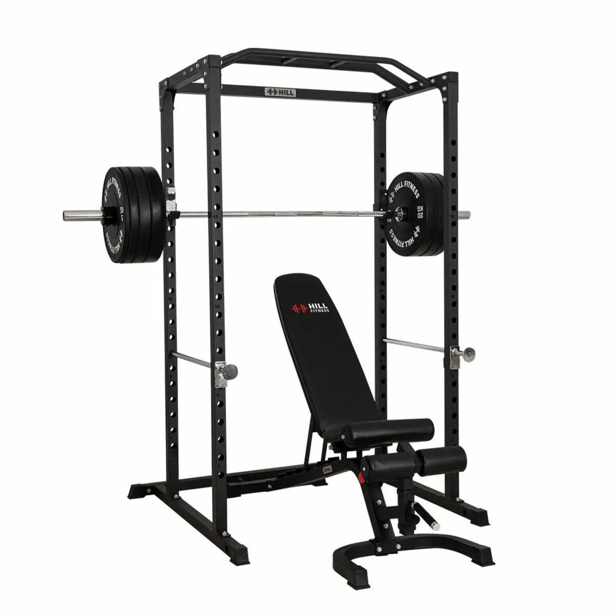 Gym Package - Weights Squat Rack Bench Olympic Bar - Image 1