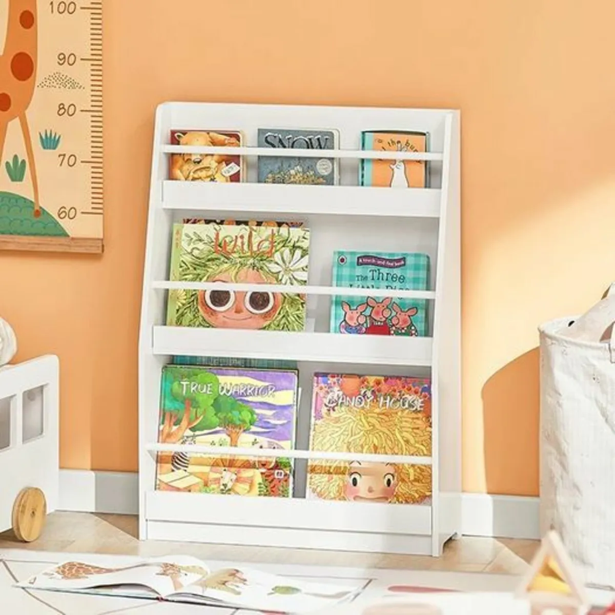 Kids Bookcase Shelf Wall Shelves Children's Storag - Image 1
