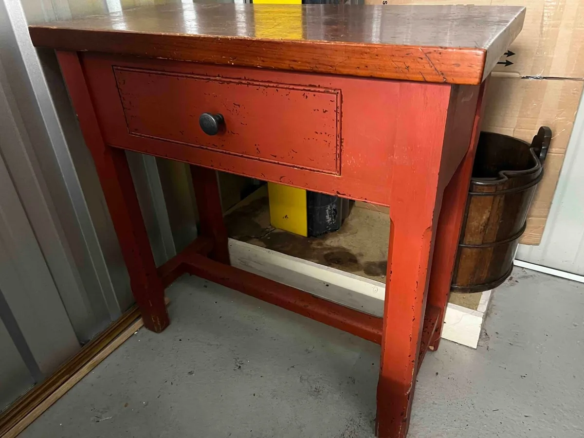 Kitchen solid wood side table - Image 1