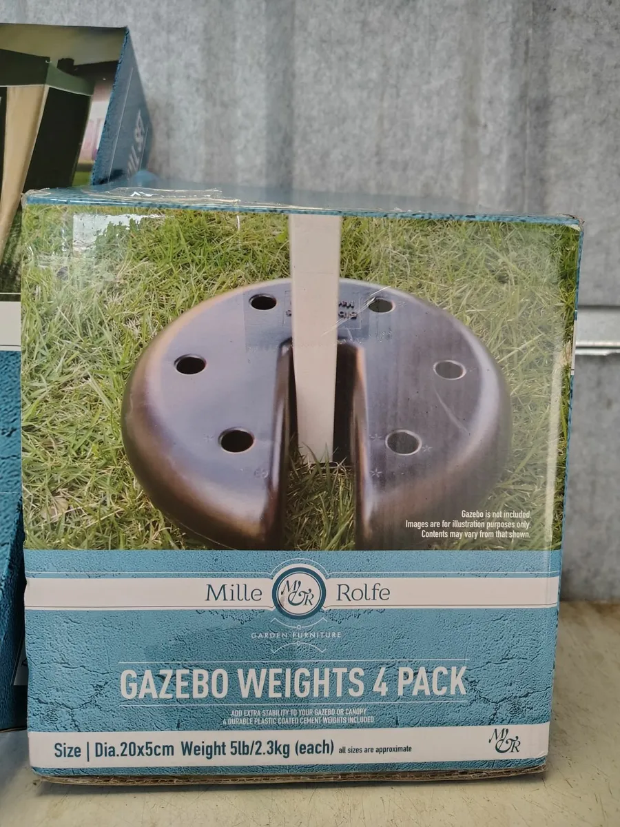 Gazebo sides and weights - Image 2