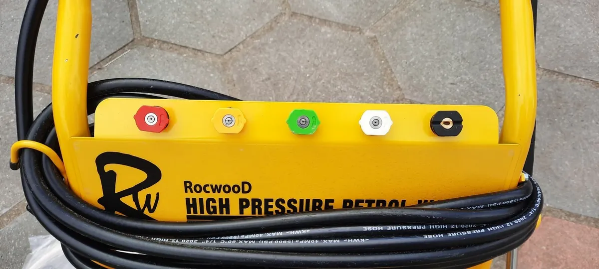 Rocwood Petrol Pressure Washer "FOR HIRE" - Image 3