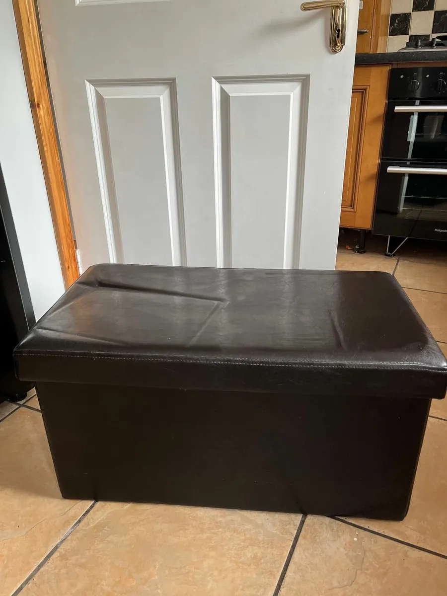 Leather storage container - Image 1