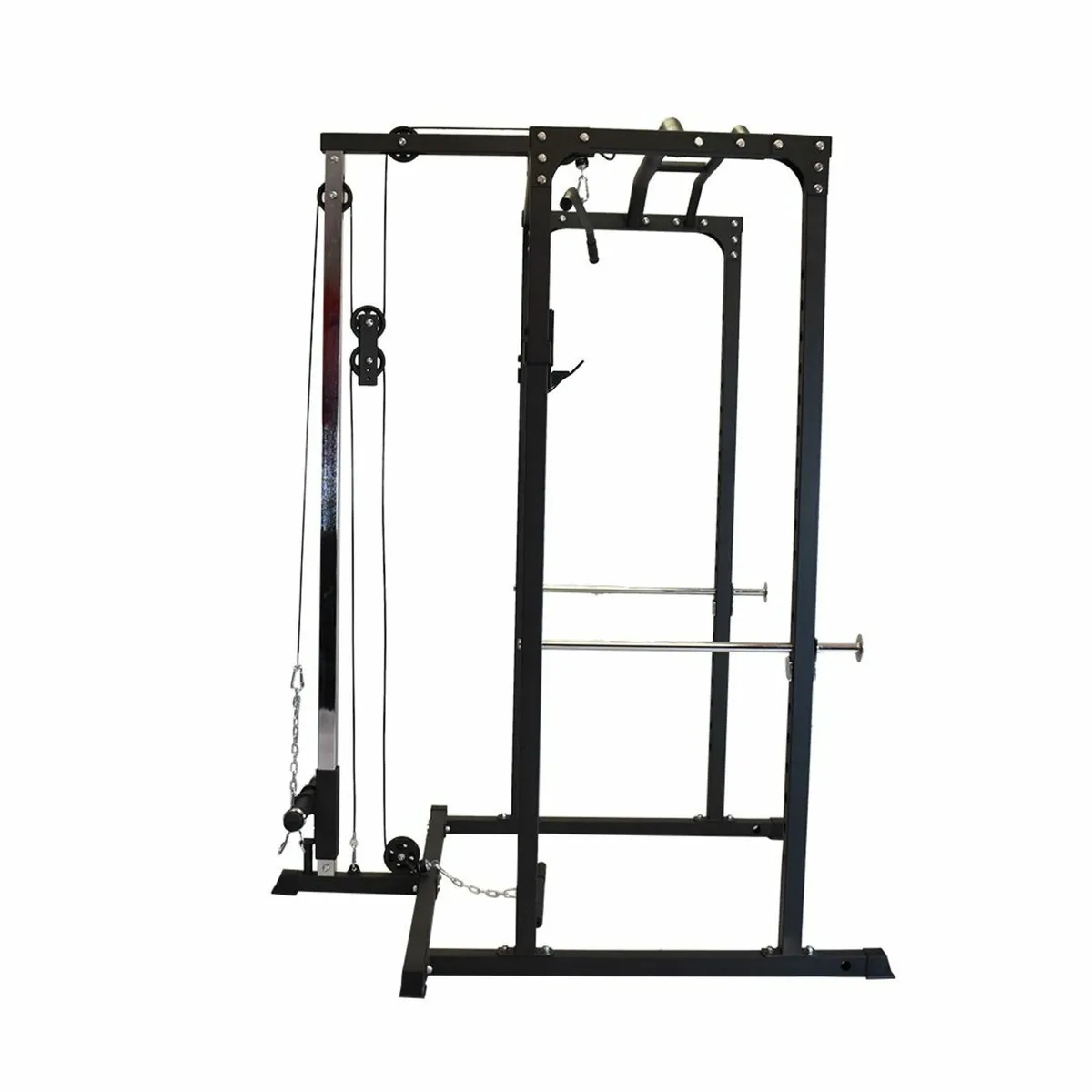 Squat Rack (Power Cage) with Pulley (Weights Gym) - Image 2
