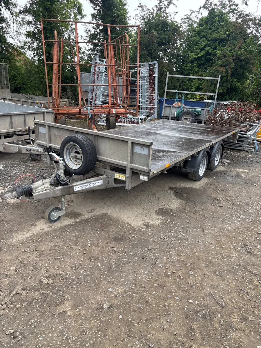 Ifor Williams lm146 flat bed trailer - Image 1