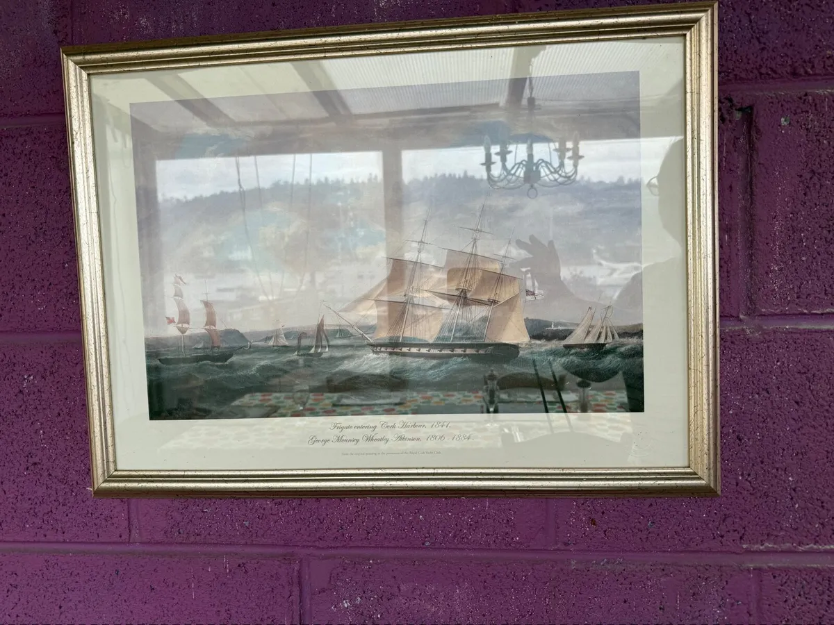 Framed sailing prints x 2 - Image 3