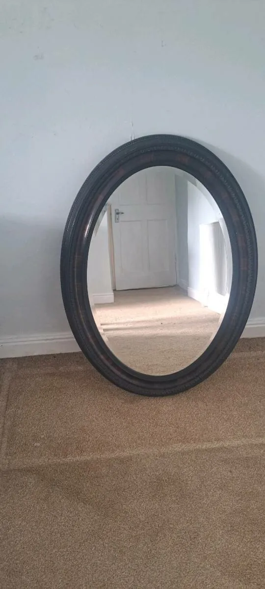Mahogany mirror - Image 1