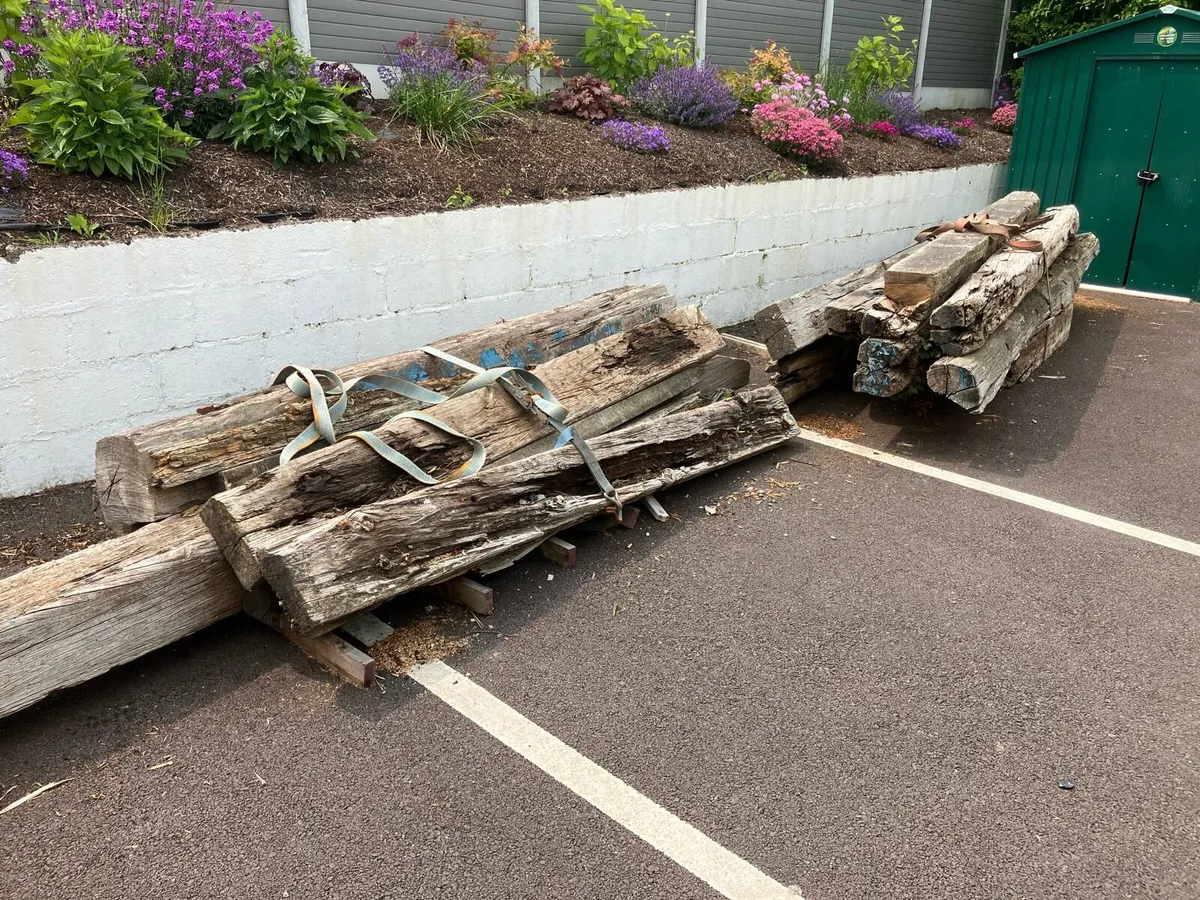 Free Large Timber Sleepers - Image 2