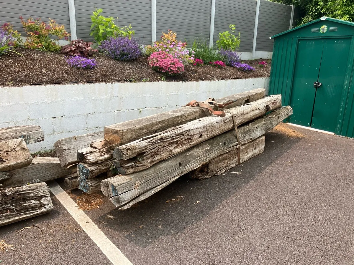Free Large Timber Sleepers - Image 1