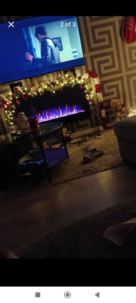 Electric wall hanging fire. - Image 2