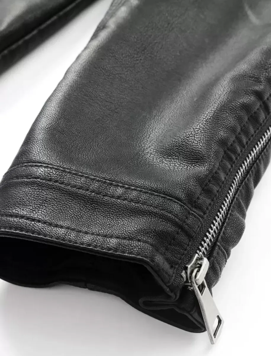 Pu leather jacket - Image 3