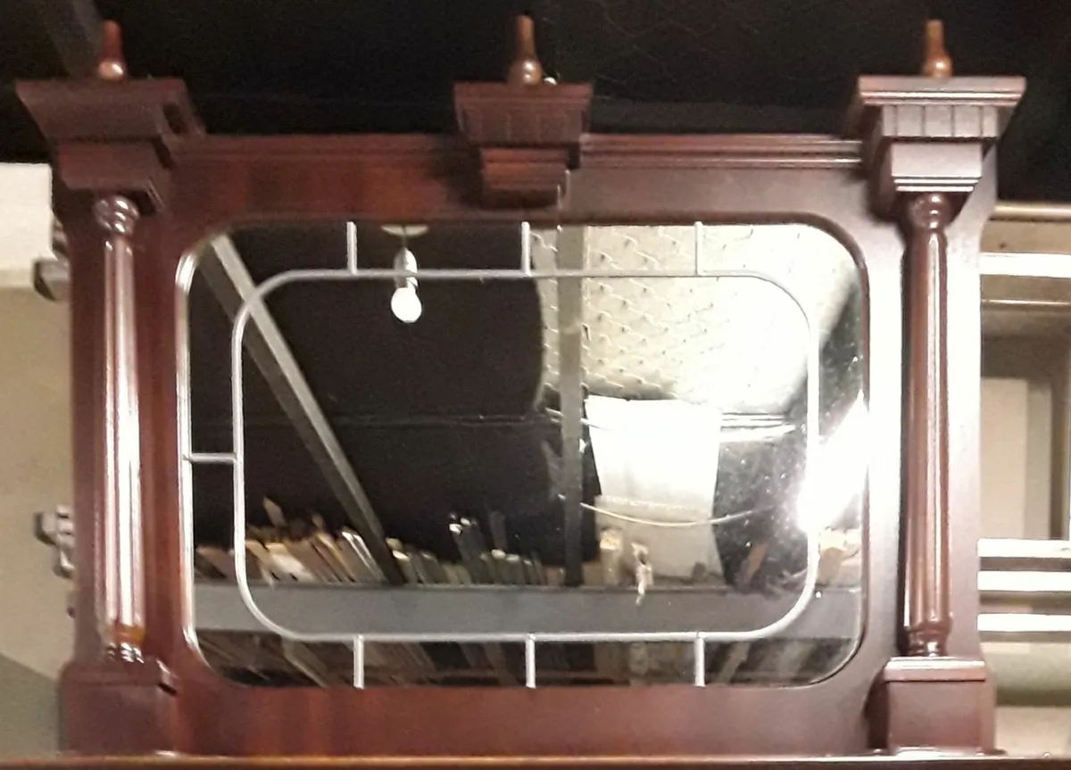 Fireplace mirror