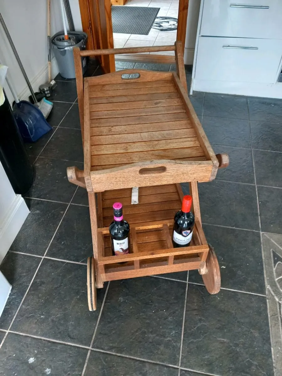 Garden Drinks / Snacks Trolley - Image 1