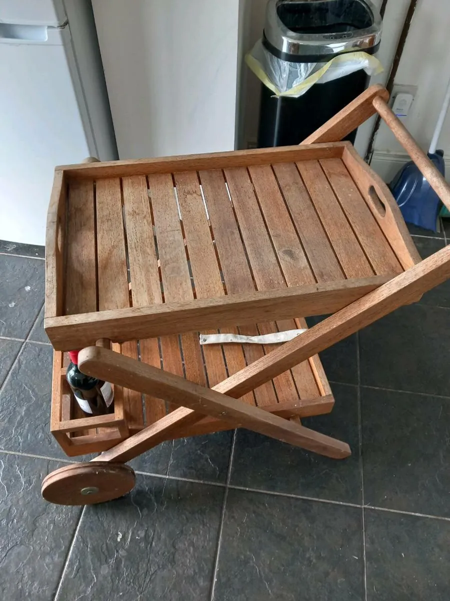 Garden Drinks / Snacks Trolley - Image 3