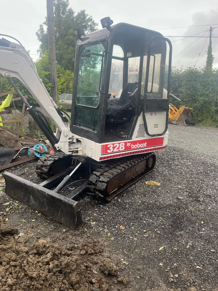 Bobcat 328 Mini Digger - Image 1