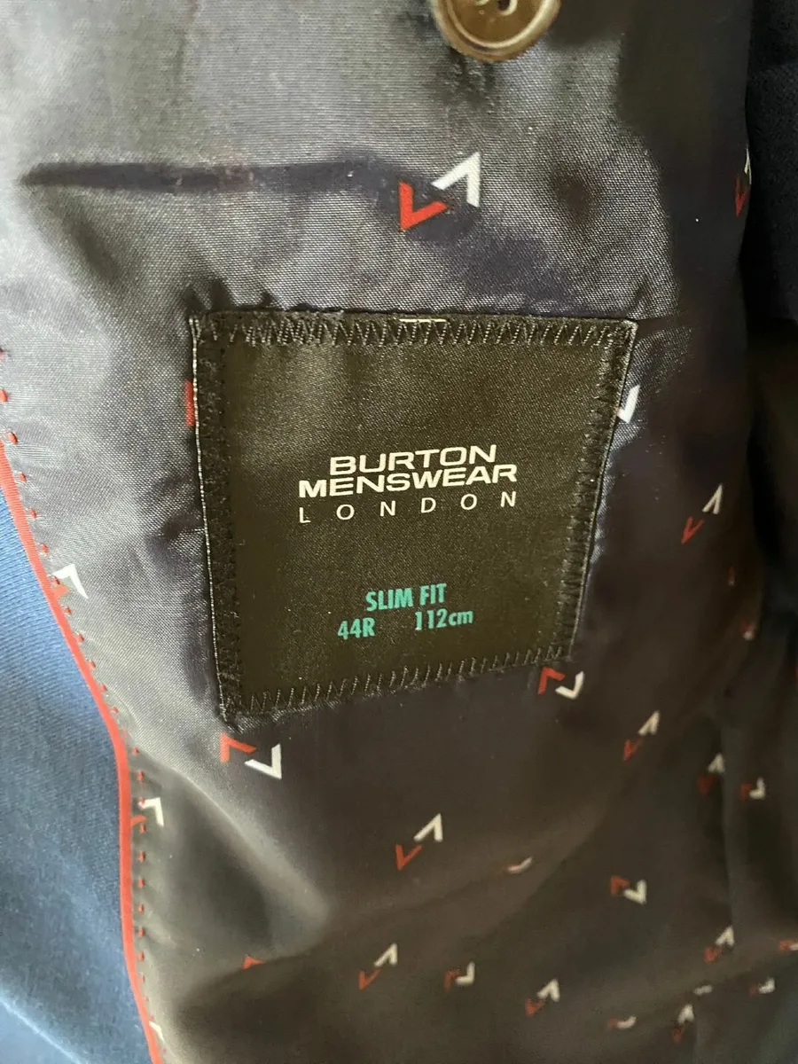 Men's Suit Burton Menswear Blue - Image 2