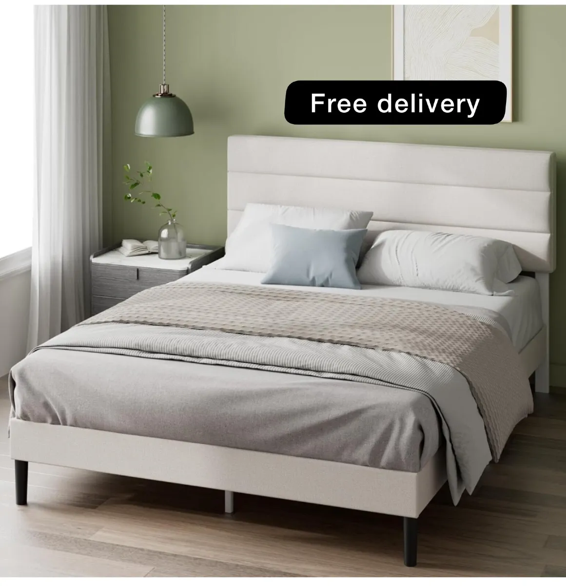 Double Bed Frame – Bed 135 x 190 cm - Image 1