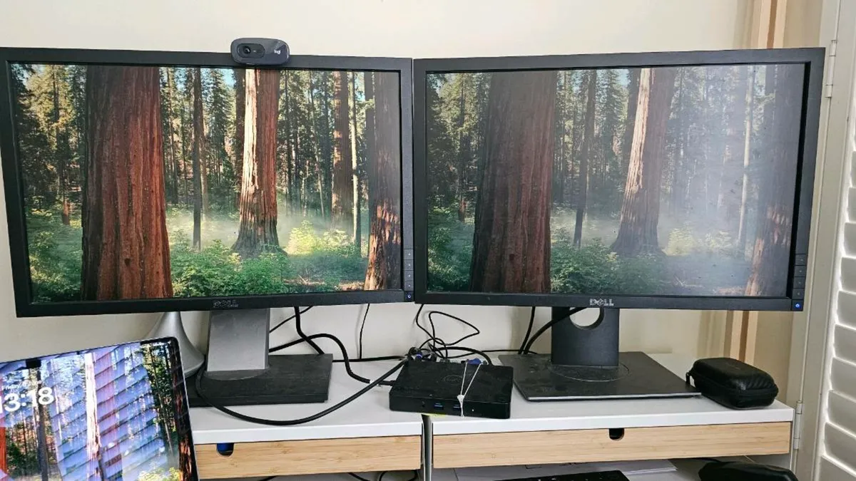 2 X Dell Monitors 22 inch - Image 1