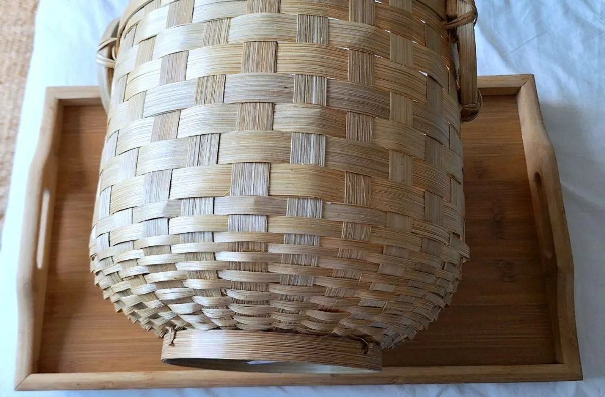NEW Bamboo Storage  Basket Large - Image 3